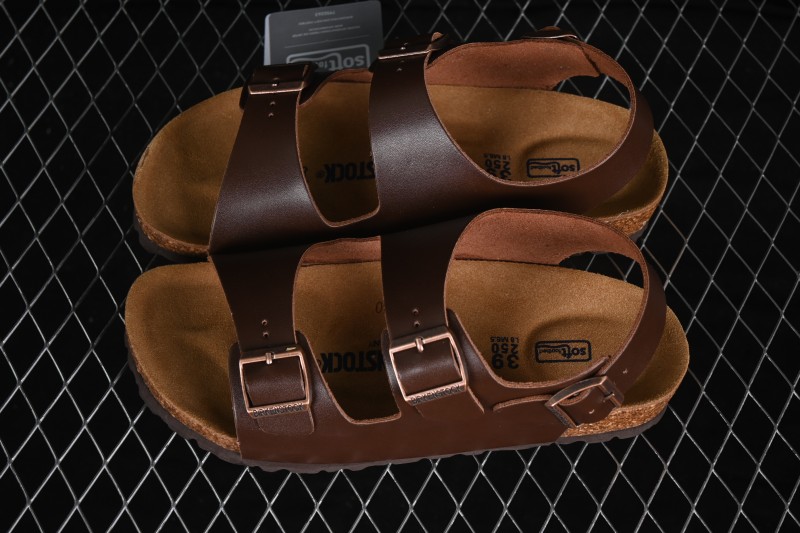 Birkenstock Sheepskin-Lined Suede Sandals with Soft Cork Footbed - 30471
