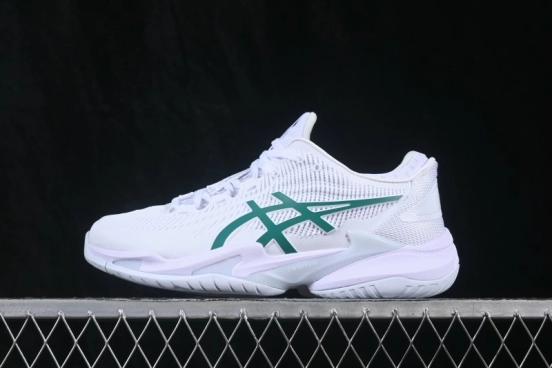 Asics Court FF 3 Retro Cushioned Running Shoes with Breathable Upper - 1041A361-100