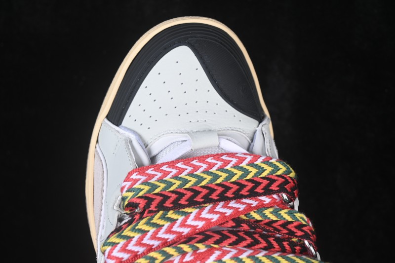 Lanvin Two-Tone Lace-Up Low-Top Lifestyle Casual Shoes - AJE5