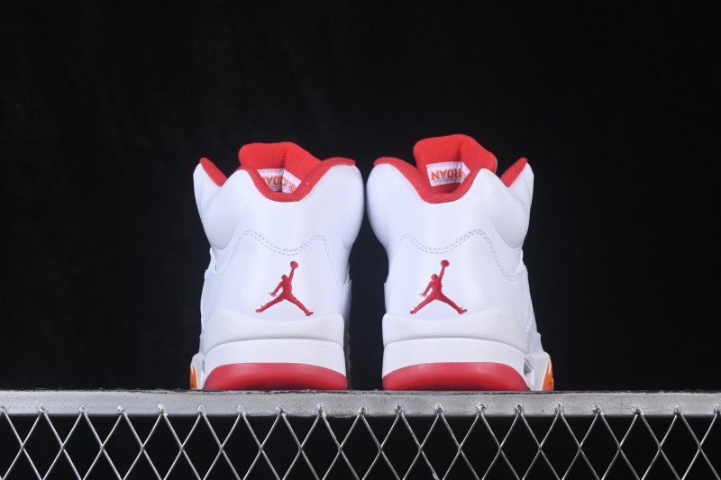 Air Jordan 5 Retro Sunset White Orange Red - IV5678-102
