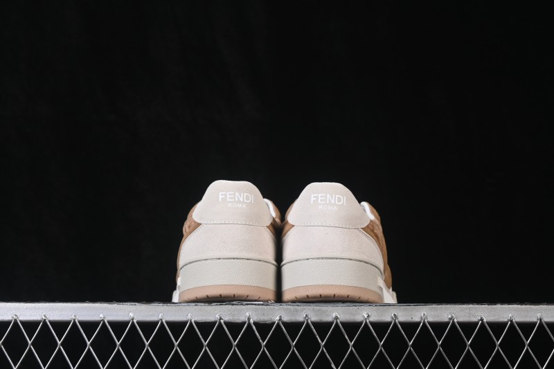 Fendi Match Round Toe Thick Sole Low-Top Casual Sneakers - AHH2F1FHS