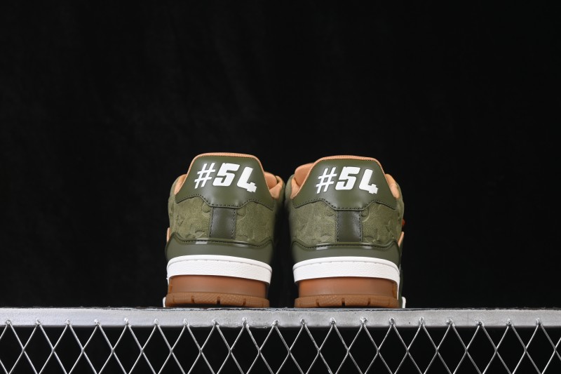 Louis Vuitton LV Trainer Sneaker Olive Green - 1A9JG7