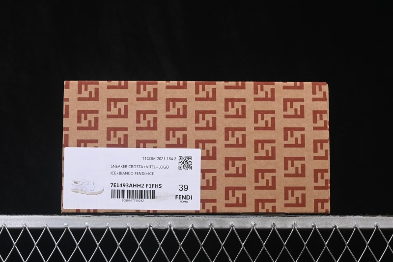 Fendi Match Round Toe Thick Sole Low-Top Casual Sneakers - AHH2F1FHS