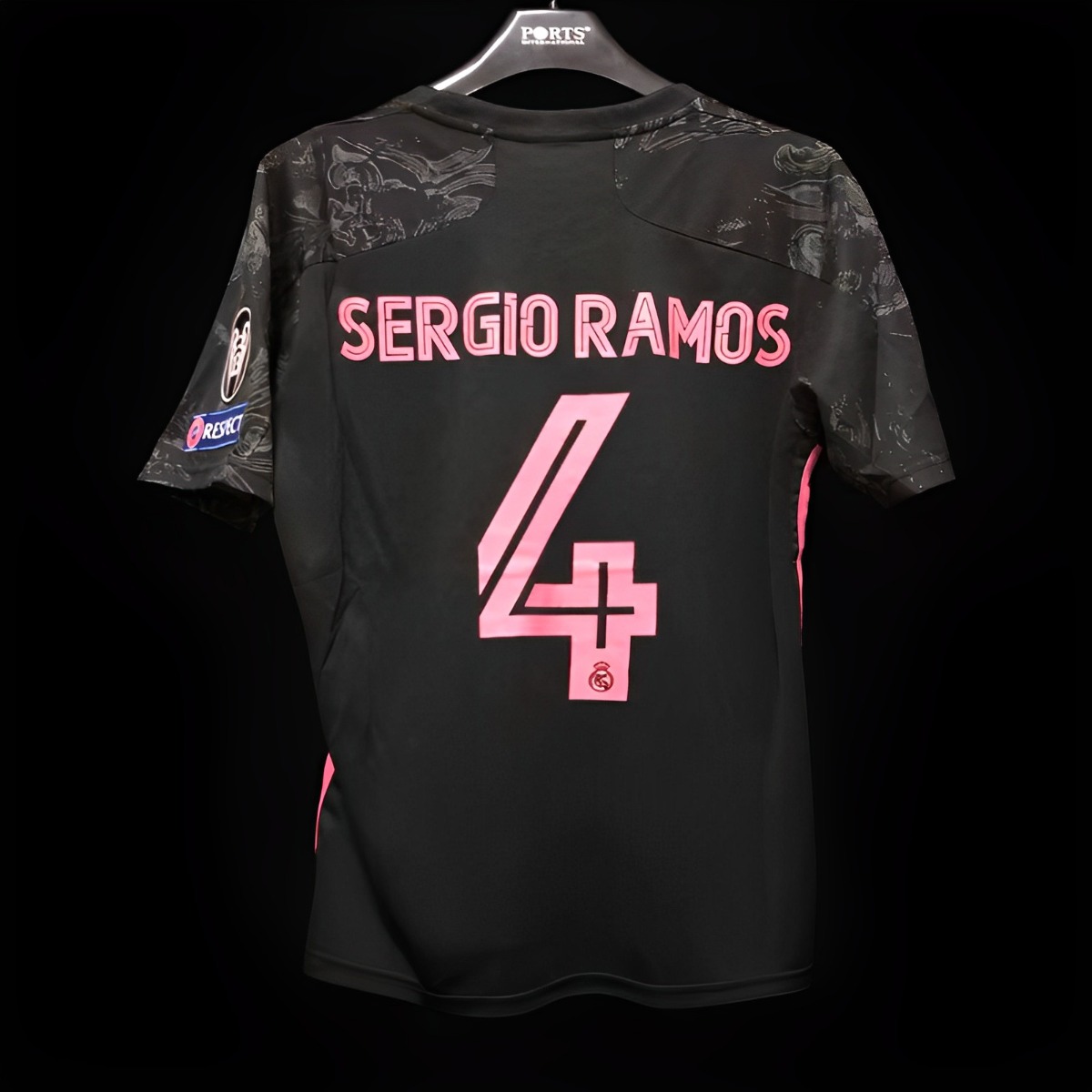 Retro 20/21 Real Madrid Third Black Jersey