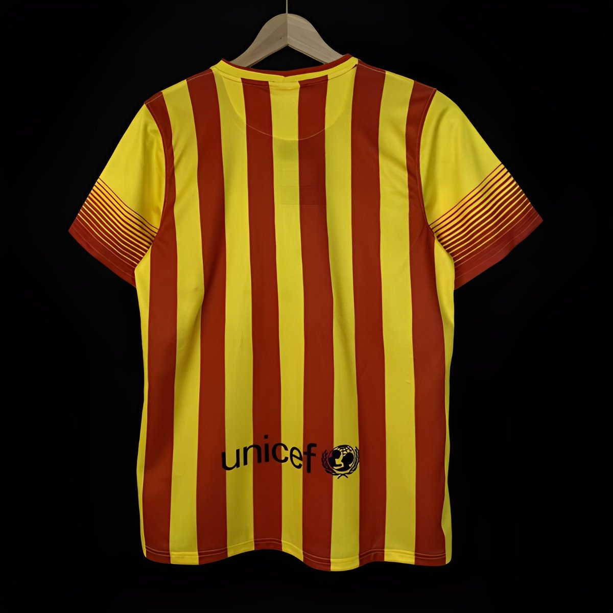 Retro 13/14 Barcelona Away Yellow Jersey