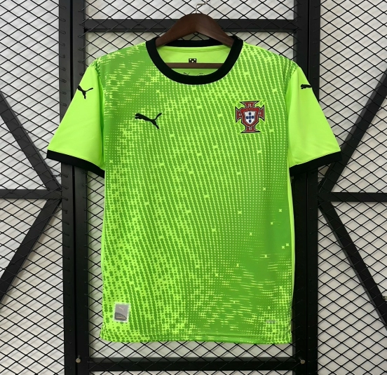 2025 Goalkeeper Portugal Green Jersey