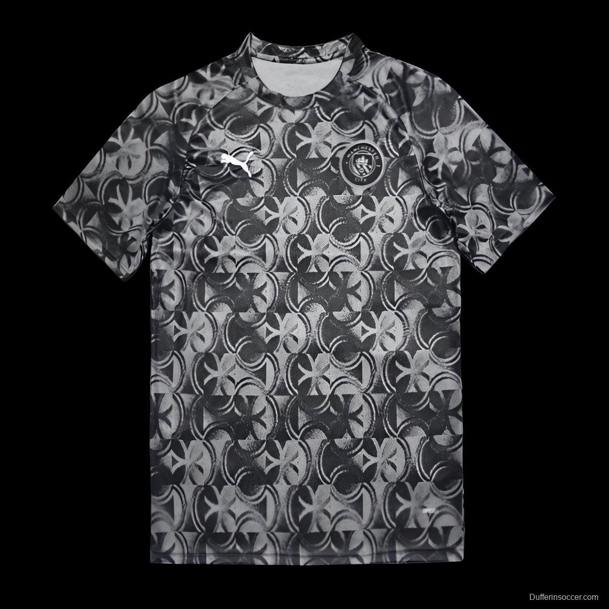 25/26 Manchester City Black Pre-Match Jersey