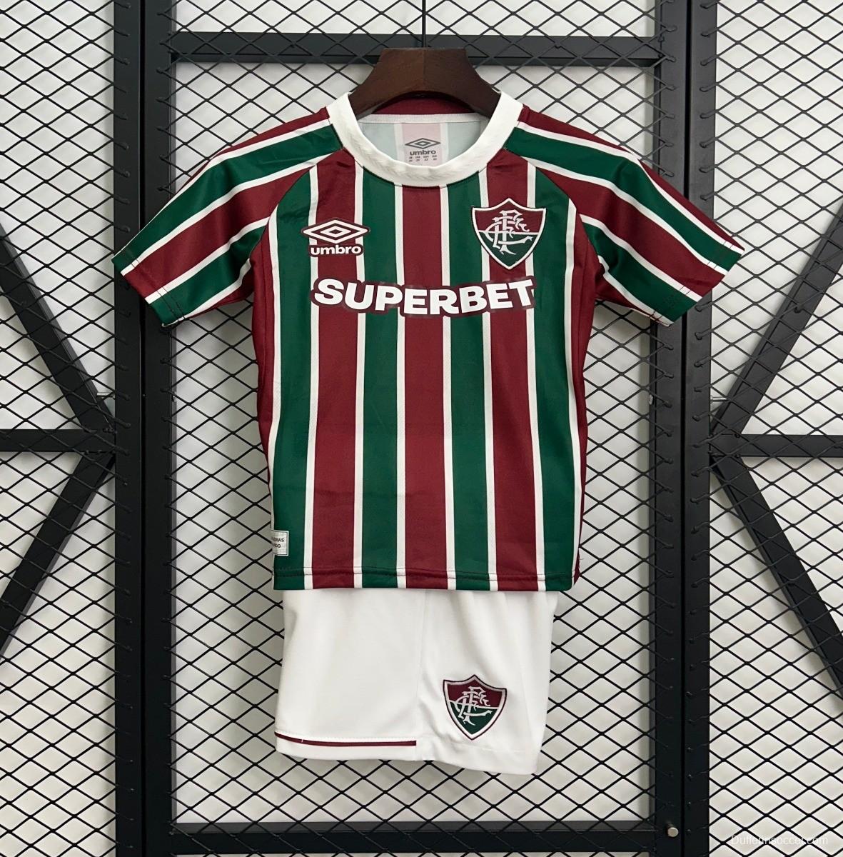 25/26 Kids Fluminense Home Size 16-28 Jersey