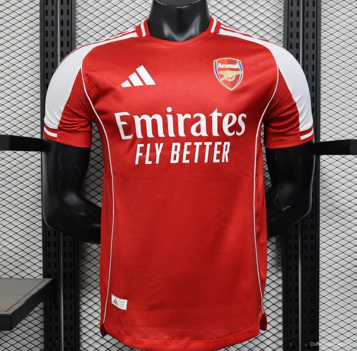 Player Version 25/26 Arsenal Home Jersey