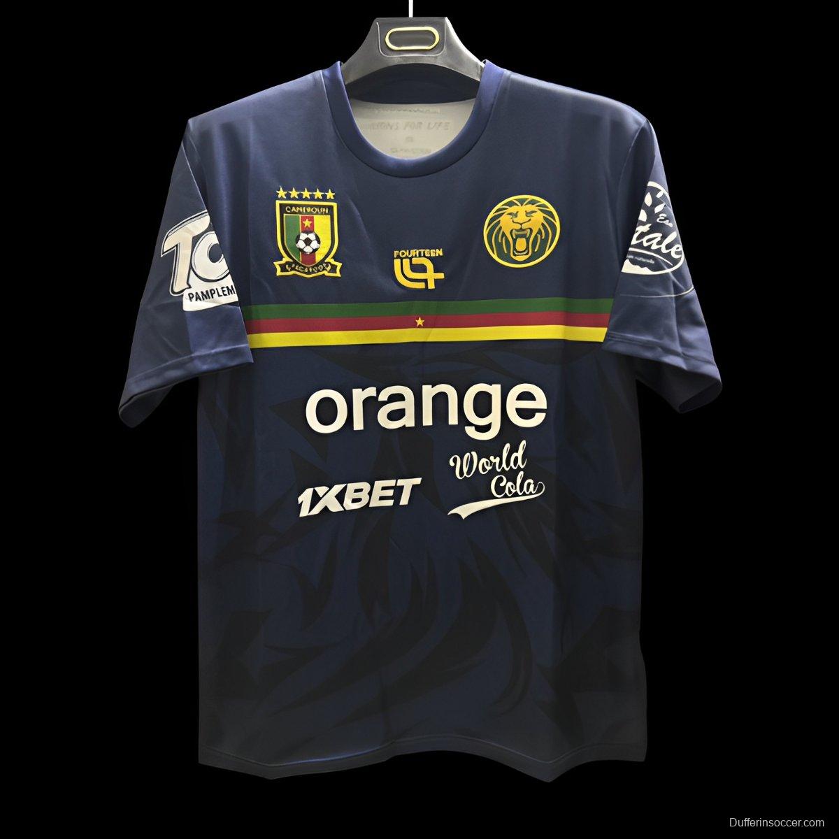 2025 Cameroon Navy Pre-Match Jersey