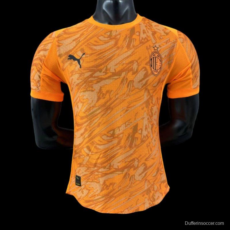 Player Version 25/26 AC Milan Goalkeeper Third Orange Jersey