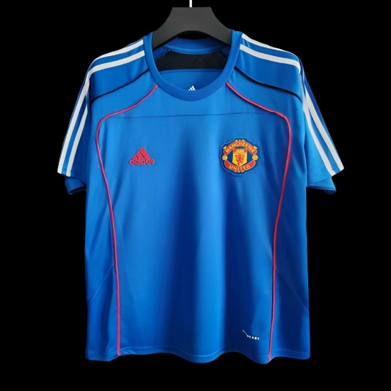 25/26 Manchester United Blue T-Shirt