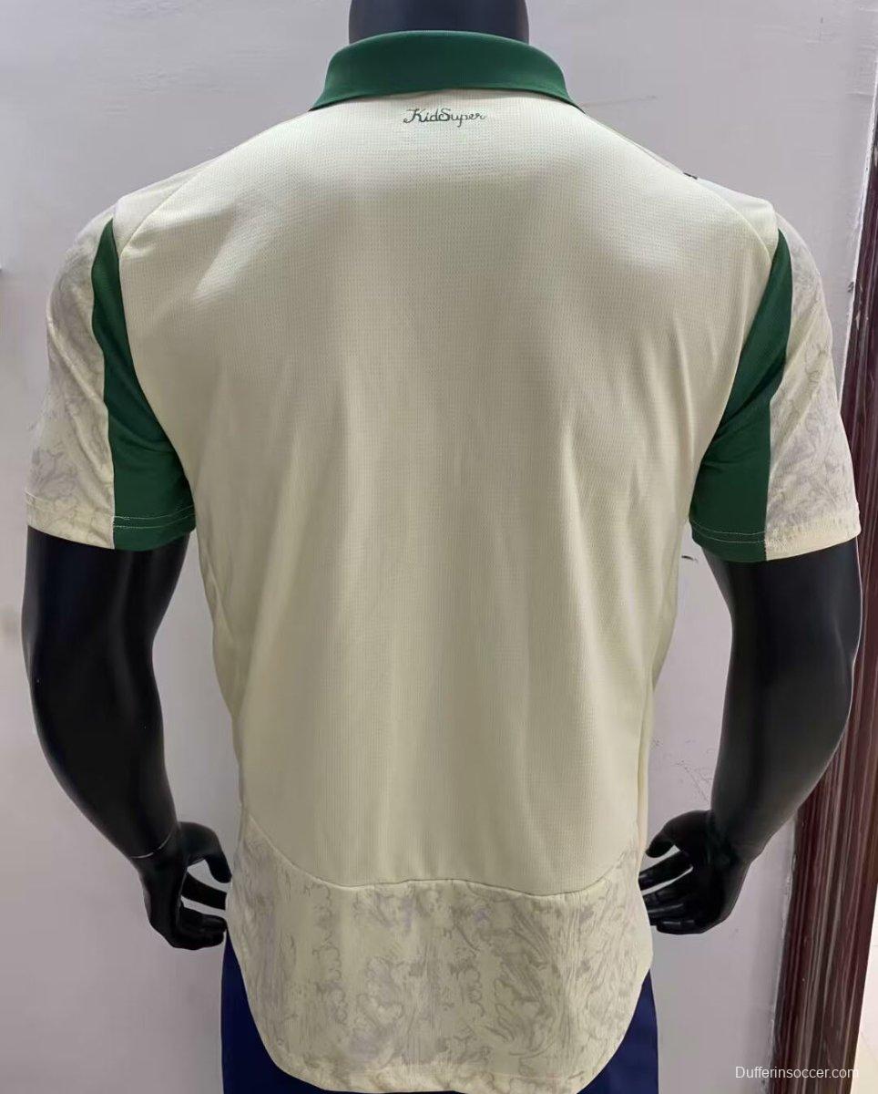 25/26 Palmeiras Off-White with Green Accents Jersey