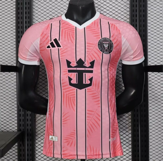 Player Version 25/26 Inter Miami CF Pink with Palm Leaf and Stripes Jersey