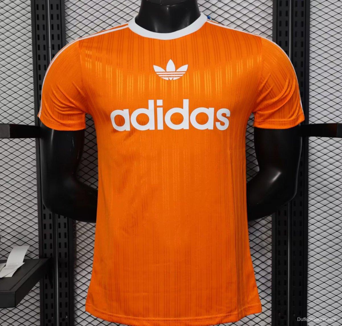 Player Version 2025 Adidas Original Orange Jersey