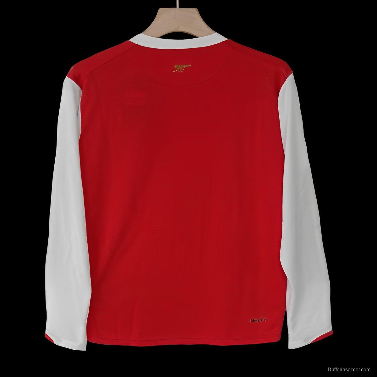 Retro 07/08 Arsenal Home Long Sleeve Jersey