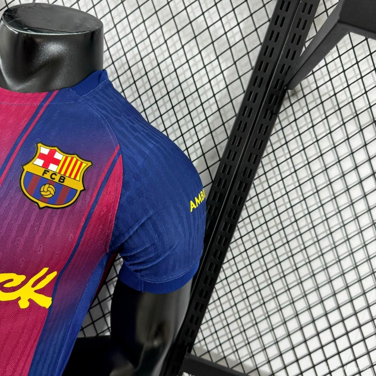 Player Version 25/26 Barcelona Travis Scott  Home Jersey