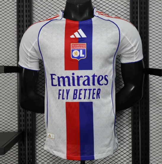 Player Version 25/26 Olympique Lyonnais Home Jersey