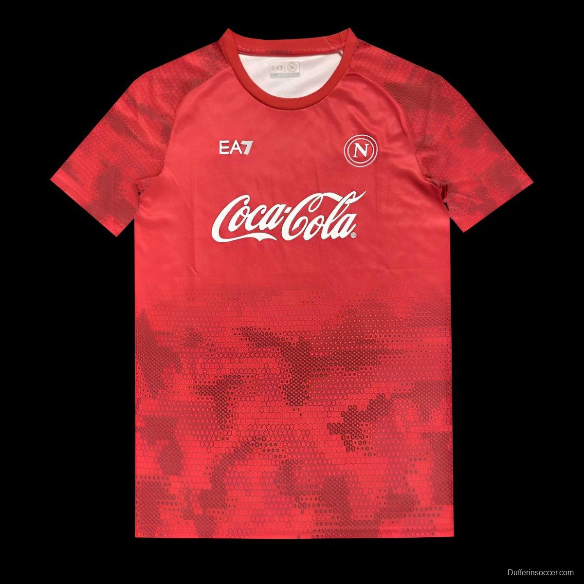 25/26 Napoli Red Pre-Match Jersey