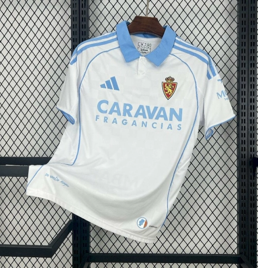 25/26 Real Zaragoza Home Jersey