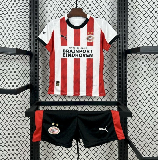 2025/26 Kids PSV Eindhoven Home Kit