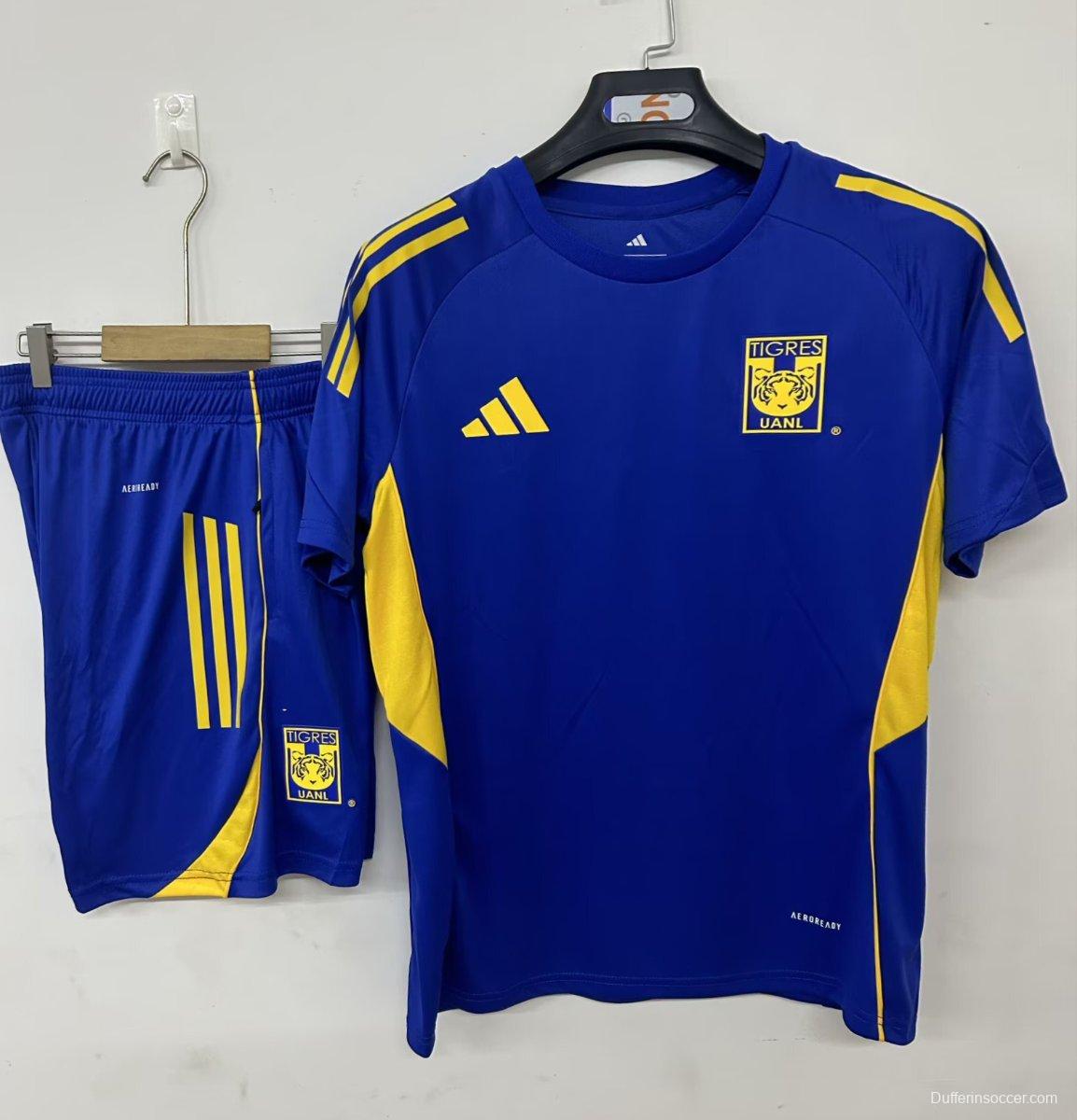 25/26 Tigres UANL Pre-Match Jersey Blue+ Shorts