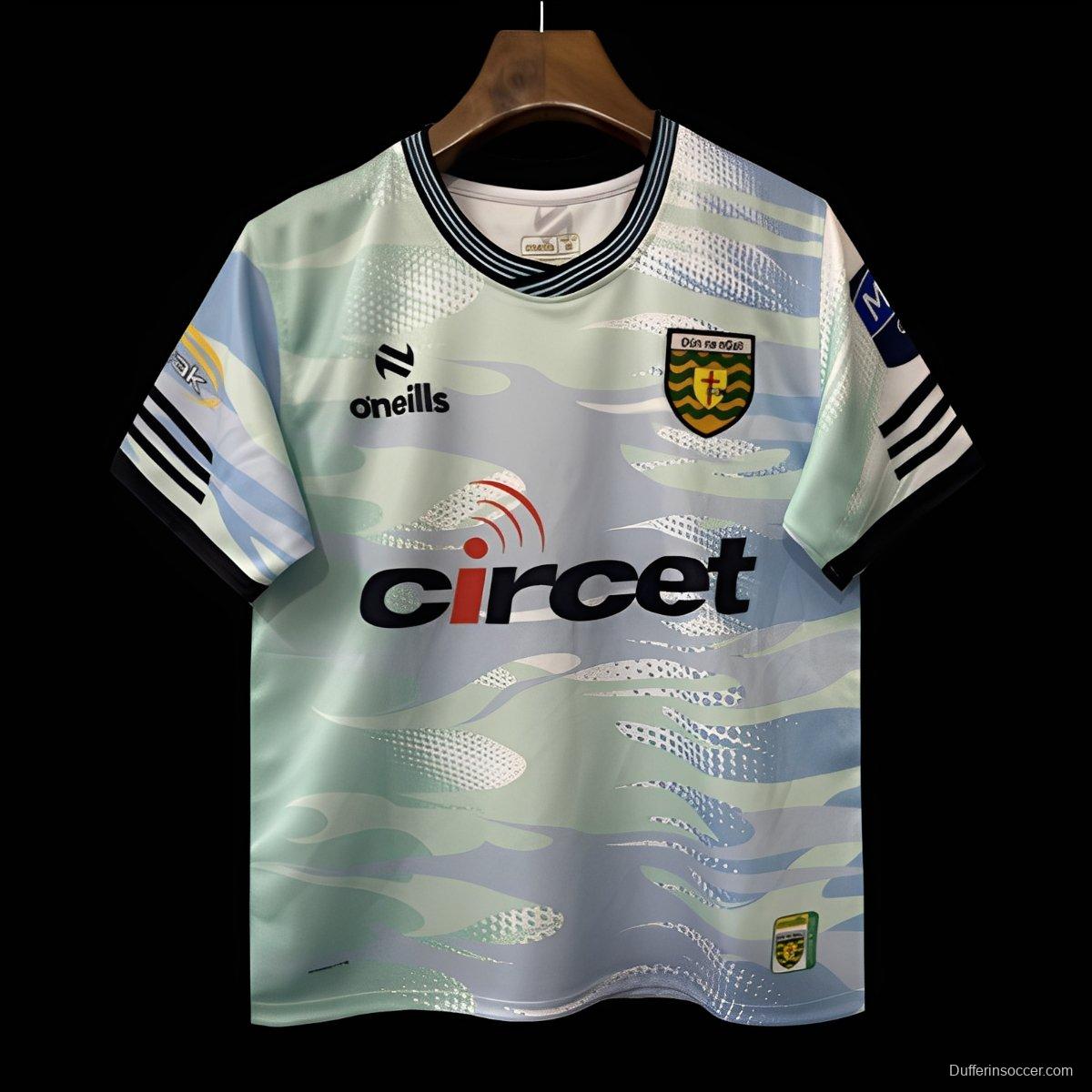 25/26 Donegal GAA Light Blue/Mint Green Away Jersey