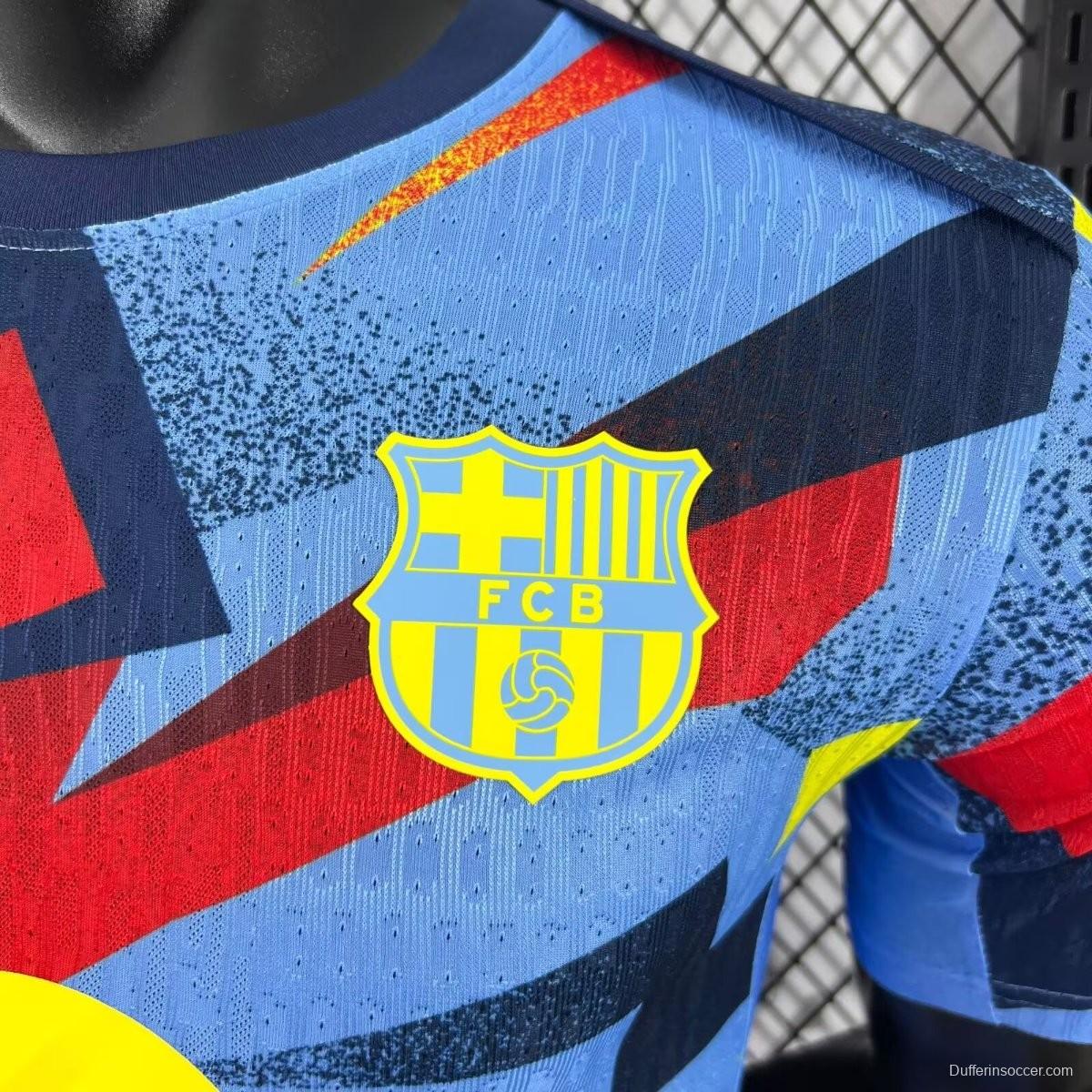 Player Version 25/26 FC Barcelona El Clasico Fourth Pre-Match Jersey