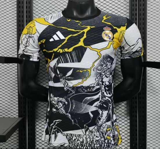 Player Version 25/26 Real Madrid Avengers White Pre-Match Jersey