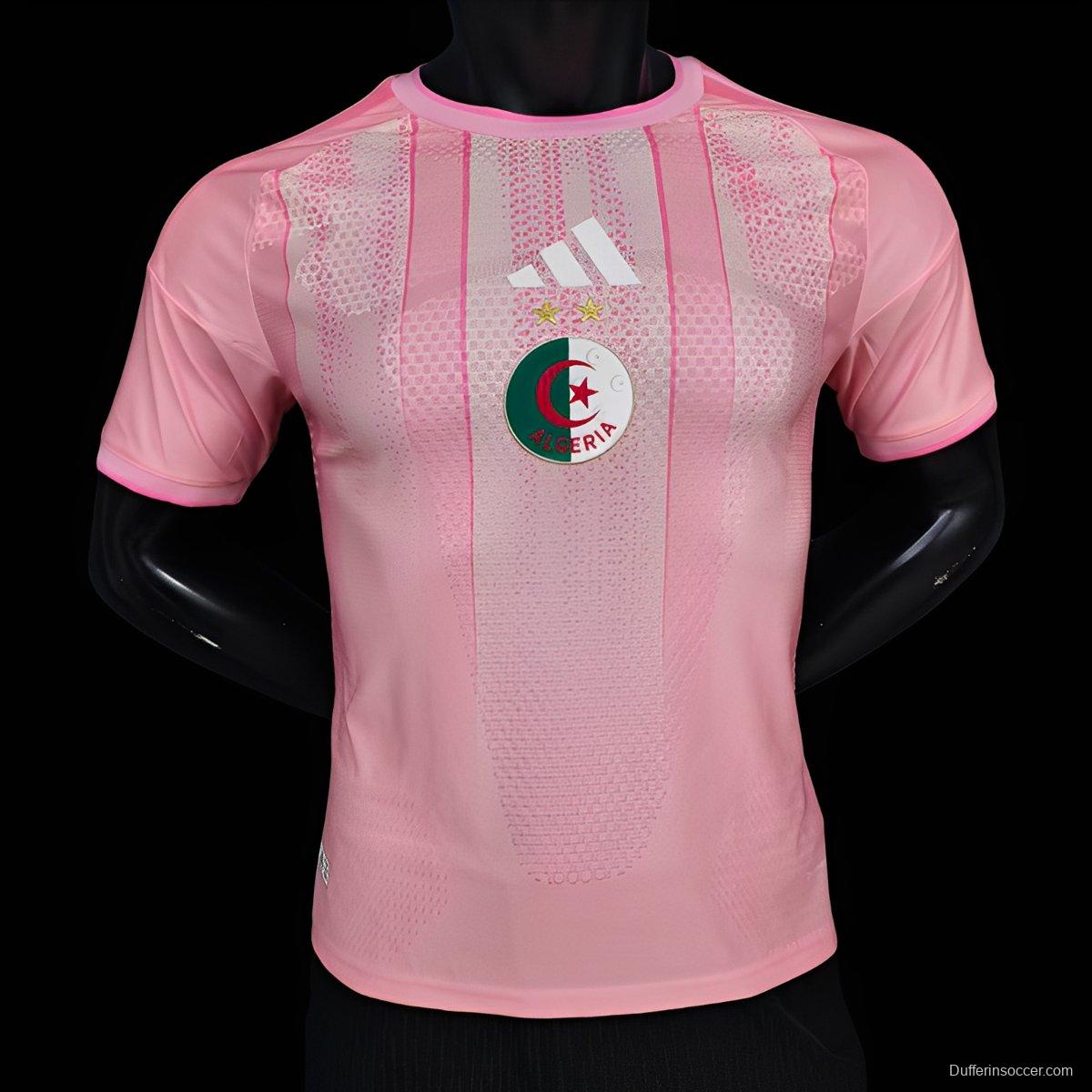 Player Version 2026 Algeria Pink Jersey