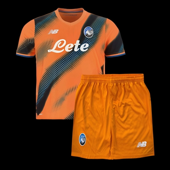 25/26 Kids Atalanta Third Orange Jersey