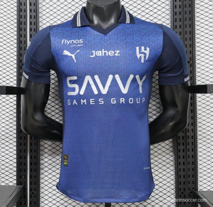 Player Version 26/27 Al-Hilal Home Blue  Jersey