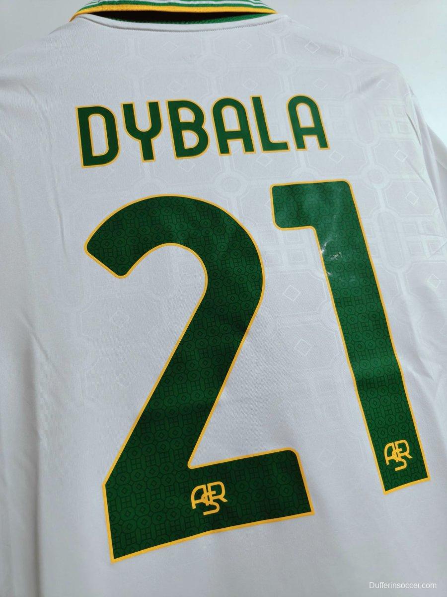 25/26 AS Roma Third White Jersey With Full Sponsors