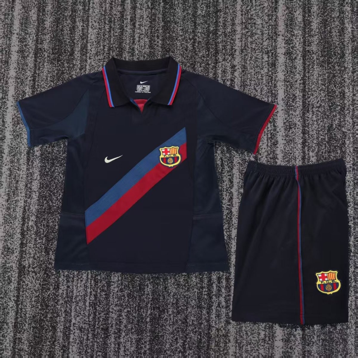Retro 02/03 Kids Barcelona Third Jersey