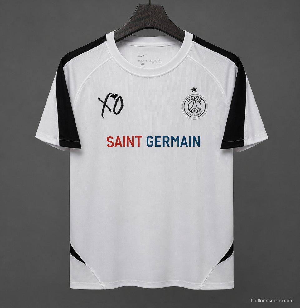 26/27 PSG x XO "Paris Los Angeles" Special Edition White Jersey