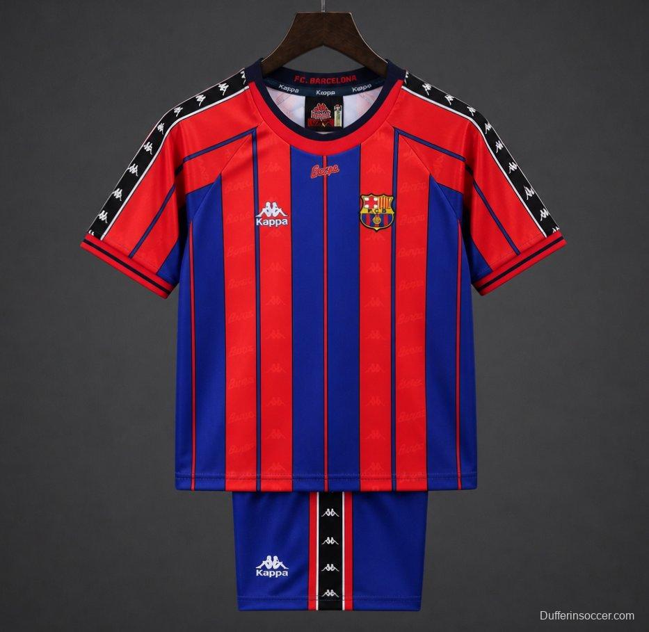 Retro Kids 97/98 Barcelona Home Jersey