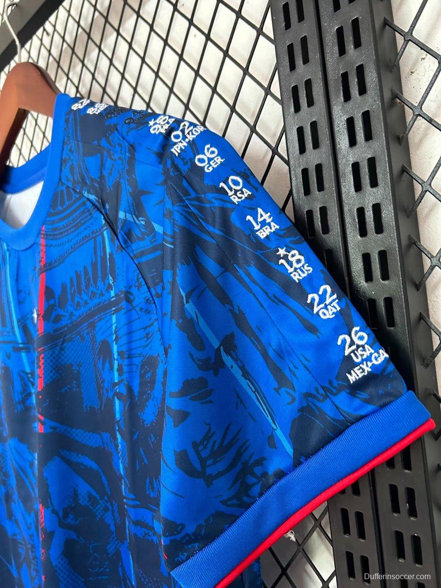 2026 France 'Les Bleus' Heritage Football Blue Jersey