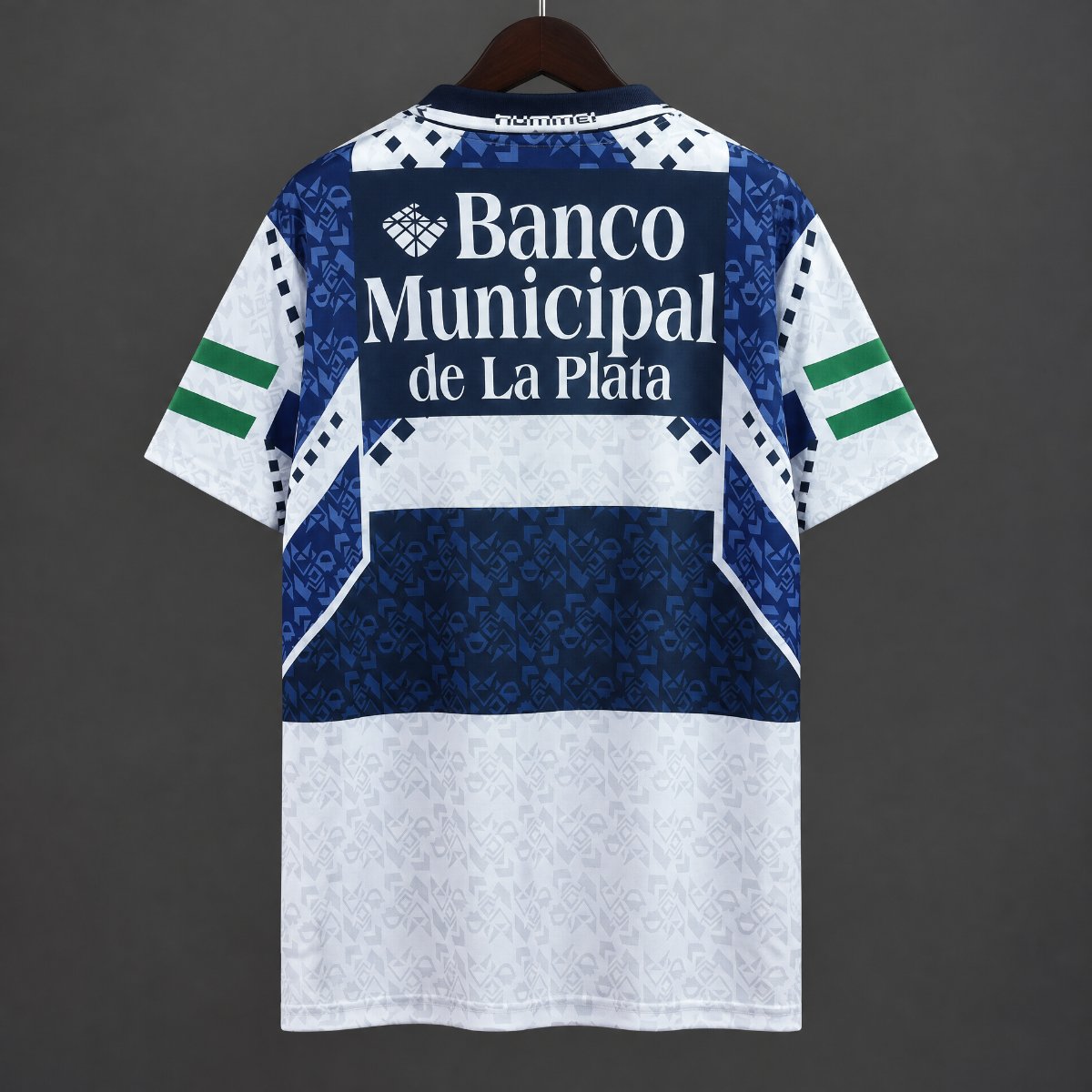 Retro 96/97 La Plata Home White Blue Jersey