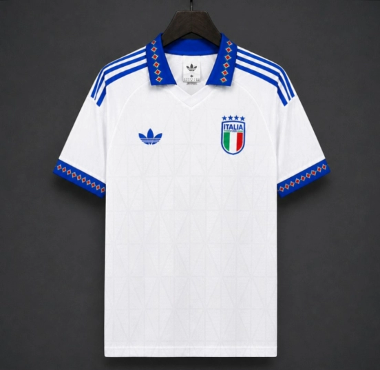 2027 Italy Away White Polo Jersey