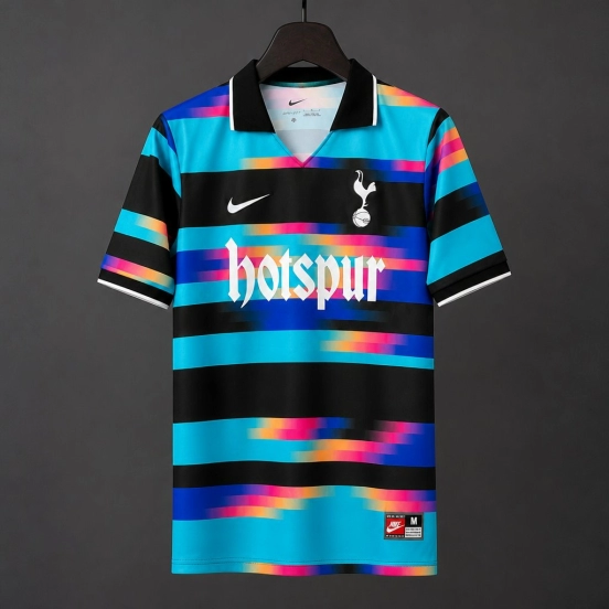 26/27 Tottenham Hotspur Special Edition Black Blue Striped Jersey