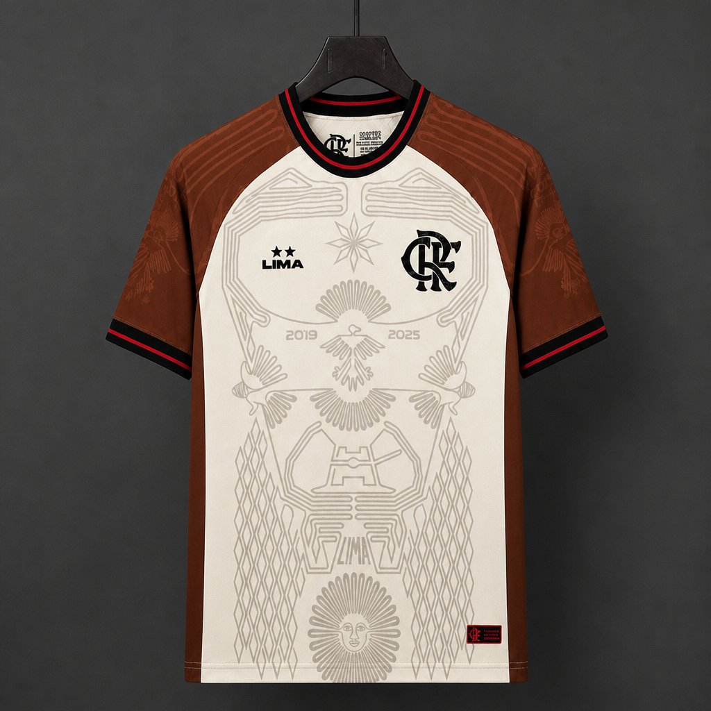 26/27 Flamengo Urubu de Lima Special Edition Brown Jersey